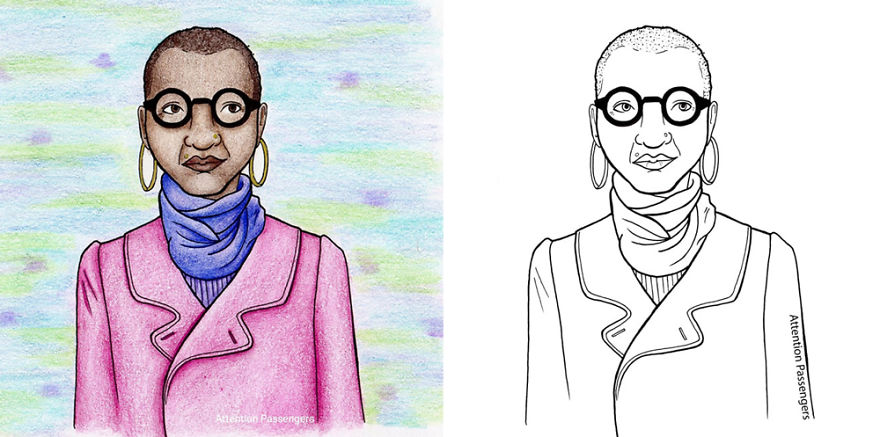 I Made A Coloring Book About The Weird, Annoying, And Amazing Things I See On Public Transportation