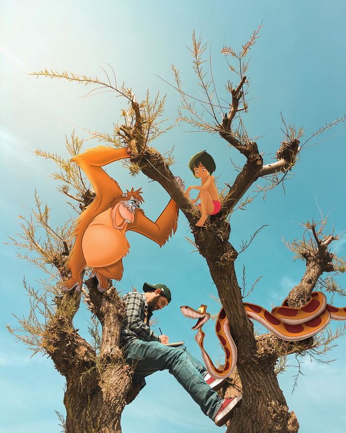 Italian Illustrator Blends Art And Reality And The Result Is A Lot Of Fun