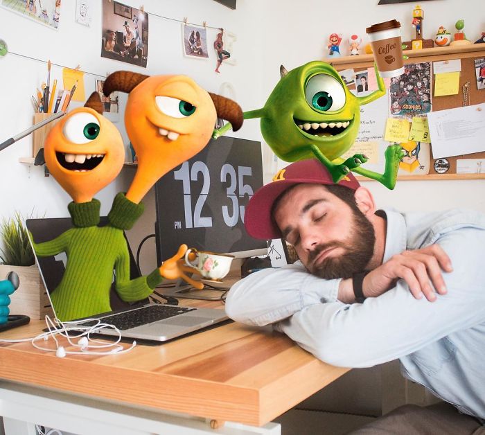 Italian Illustrator Blends Art And Reality And The Result Is A Lot Of Fun