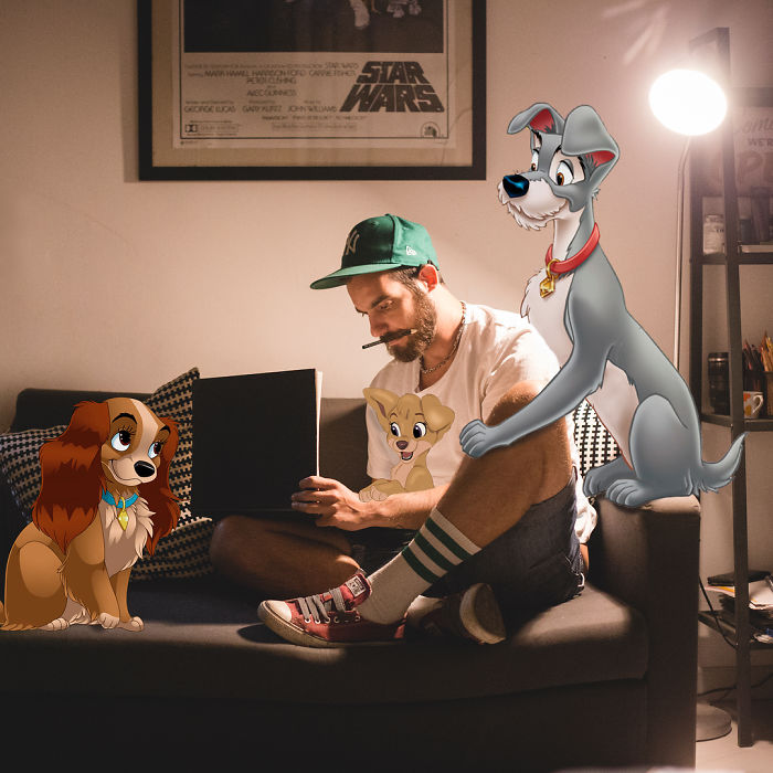 Italian Illustrator Blends Art And Reality And The Result Is A Lot Of Fun