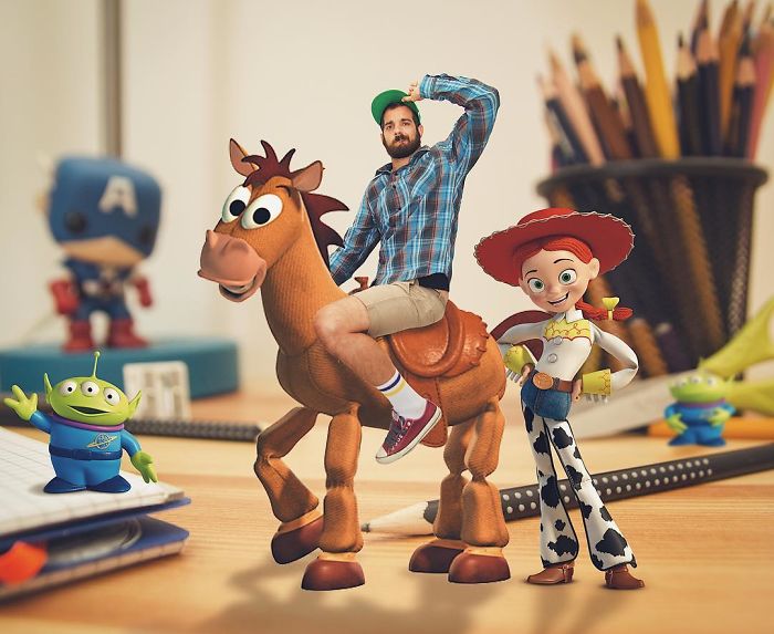 Italian Illustrator Blends Art And Reality And The Result Is A Lot Of Fun