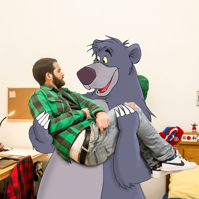 Italian Illustrator Blends Art And Reality And The Result Is A Lot Of Fun