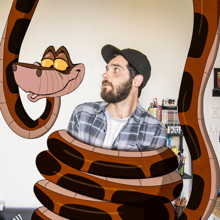 Italian Illustrator Blends Art And Reality And The Result Is A Lot Of Fun