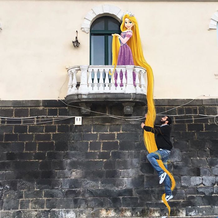 Italian Illustrator Blends Art And Reality And The Result Is A Lot Of Fun