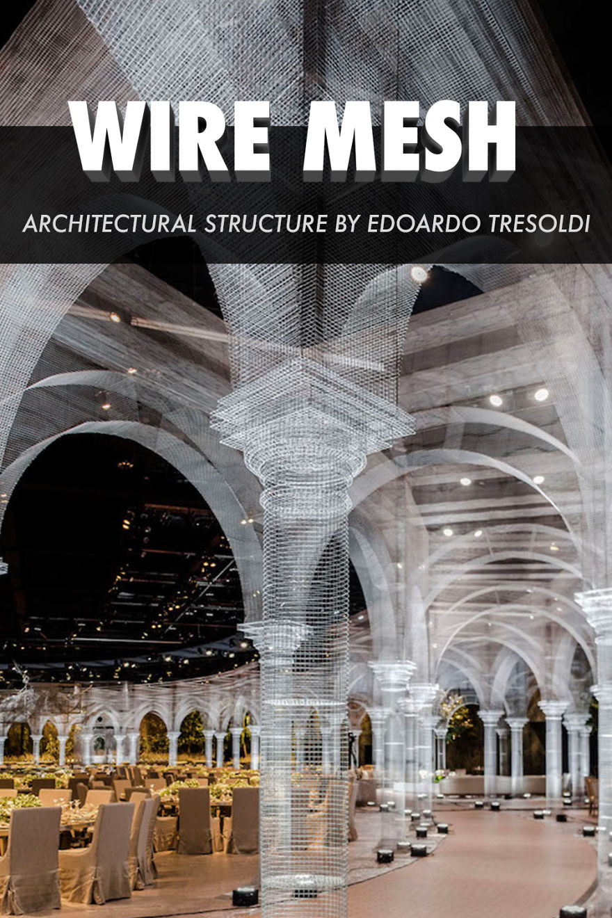 Wire Mesh Architectural Structure By Edoardo Tresoldi Wire Mesh Architectural Structure By Edoardo Tresoldi