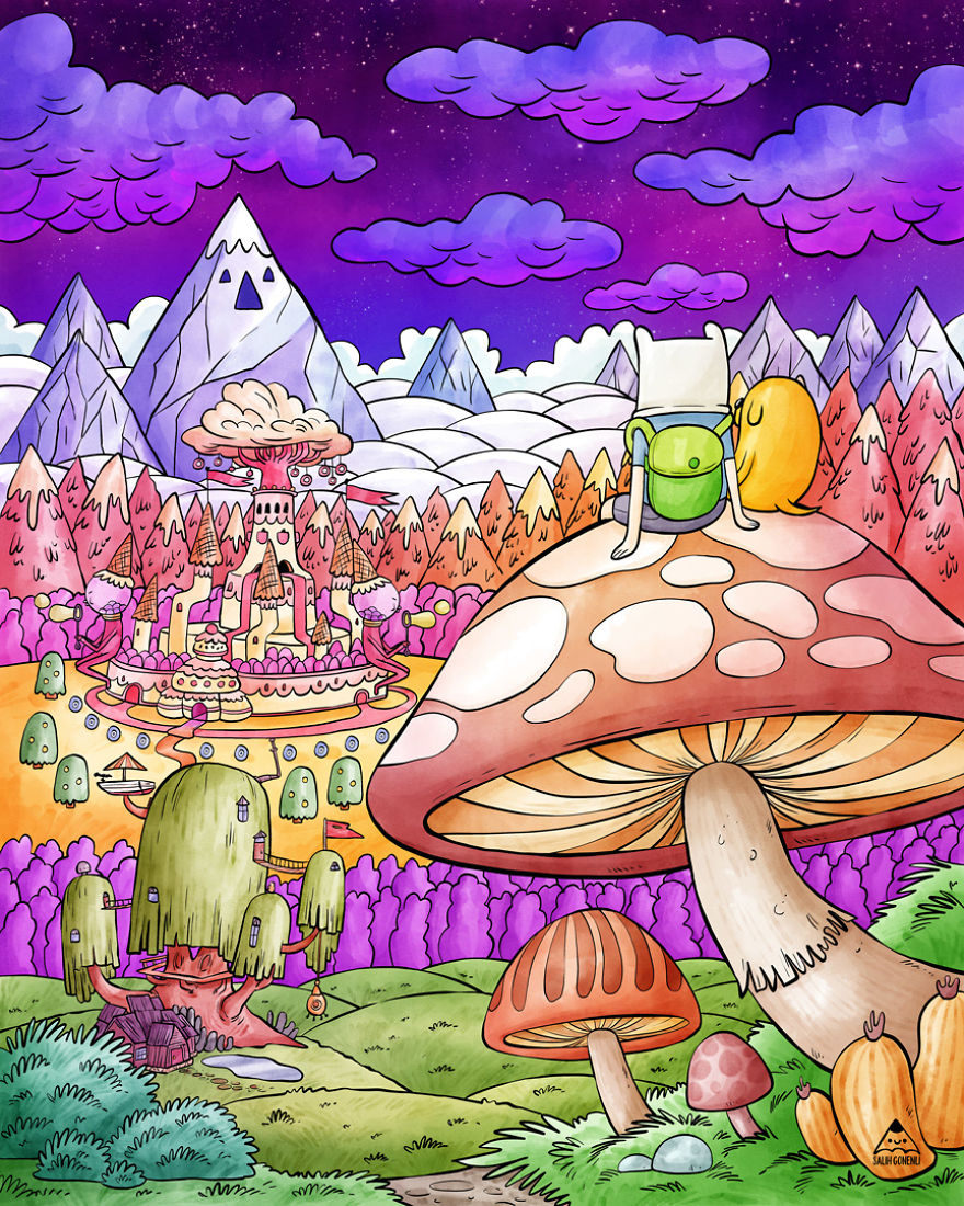 I Create Fan Art Illustrations For My Favorite Comics, TV Shows, And Movies