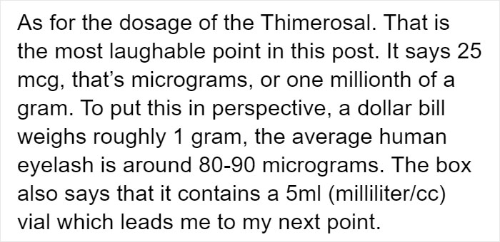 Anti-Vaxxer Tries To Frighten Others With 'Scary' Components, Gets Owned With Facts Anti-Vaxxer Tries To Frighten Others With 'Scary' Components, Gets Owned With Facts