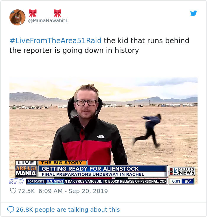 People Are Reporting Live From Area 51 And Here&rsquo;s How It Looks