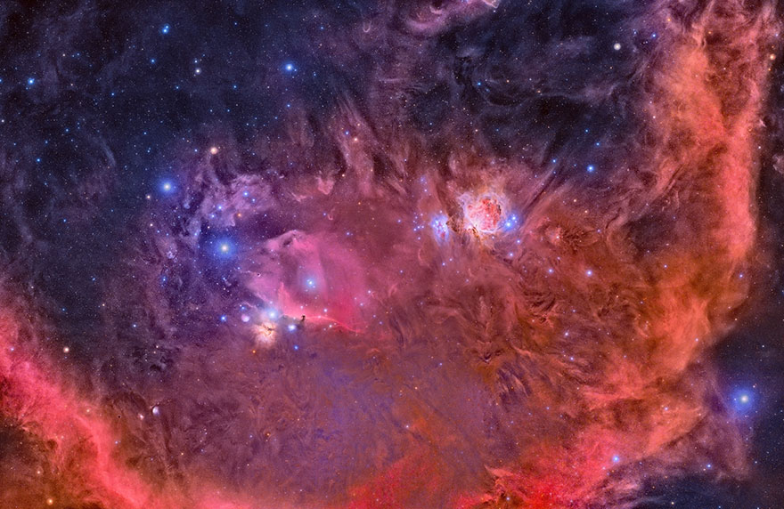Stars And Nebulae: 'Orion' By Raul Villaverde Fraile