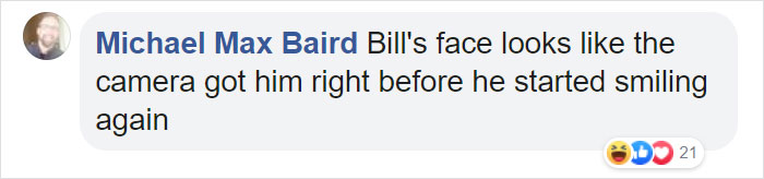 Social media comment about Bill Hader's expression on set with Pennywise&rsquo;s crossed eyes.