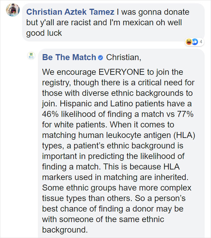 'Black Donors Needed:' People Call This Ad 'Racist', Receive A Calm Answer About Why They're Wrong 'Black Donors Needed:' People Call This Ad 'Racist', Receive A Calm Answer About Why They're Wrong