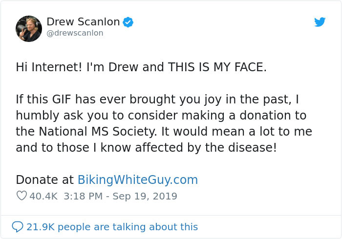 People Are Admiring The Man Known As The &lsquo;Blinking White Guy&rsquo; Over Using His Fame To Raise Money For Charity
