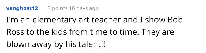 People Are Flooding The Bob Ross Art Exhibition In Virginia And The Captions Are Beyond Wholesome People Are Flooding The Bob Ross Art Exhibition In Virginia And The Captions Are Beyond Wholesome