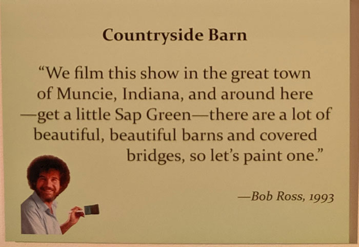 People Are Flooding The Bob Ross Art Exhibition In Virginia And The Captions Are Beyond Wholesome