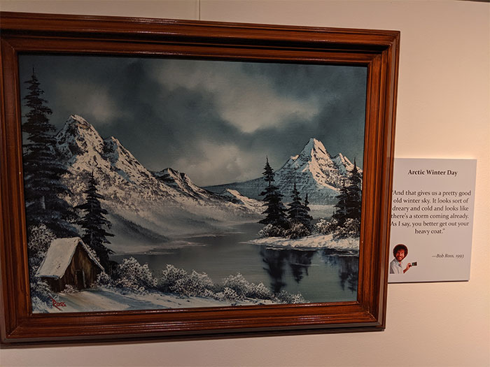 People Are Flooding The Bob Ross Art Exhibition In Virginia And The Captions Are Beyond Wholesome