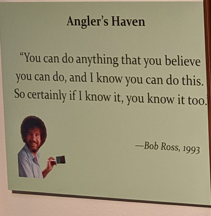 People Are Flooding The Bob Ross Art Exhibition In Virginia And The Captions Are Beyond Wholesome People Are Flooding The Bob Ross Art Exhibition In Virginia And The Captions Are Beyond Wholesome