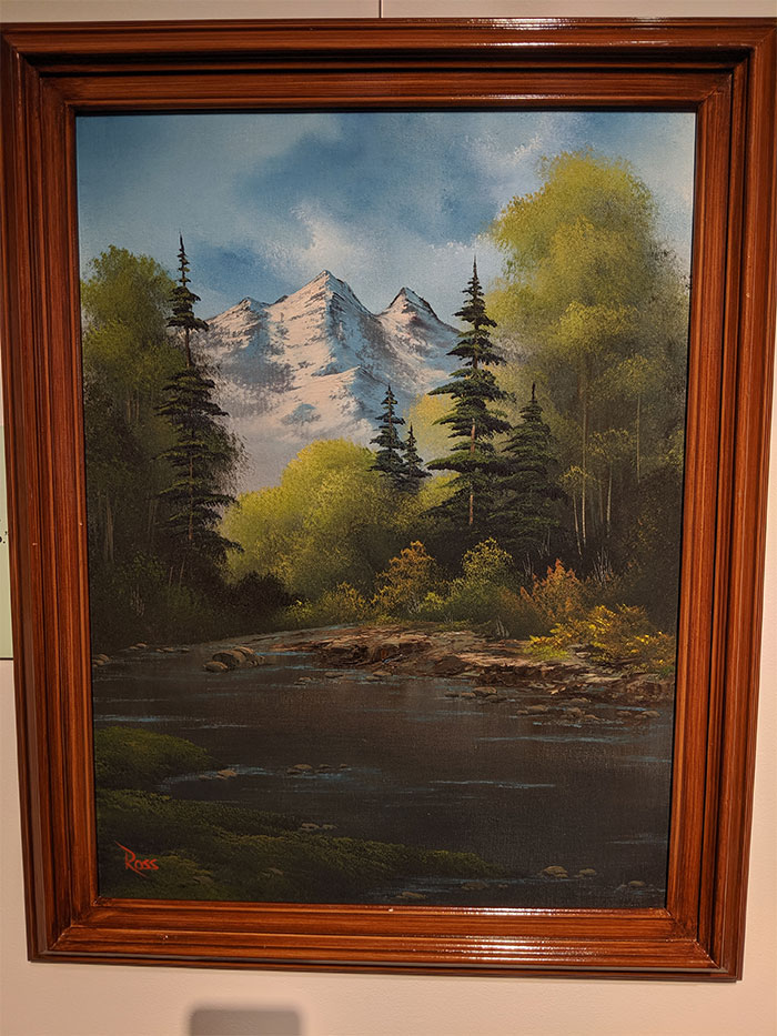 People Are Flooding The Bob Ross Art Exhibition In Virginia And The Captions Are Beyond Wholesome