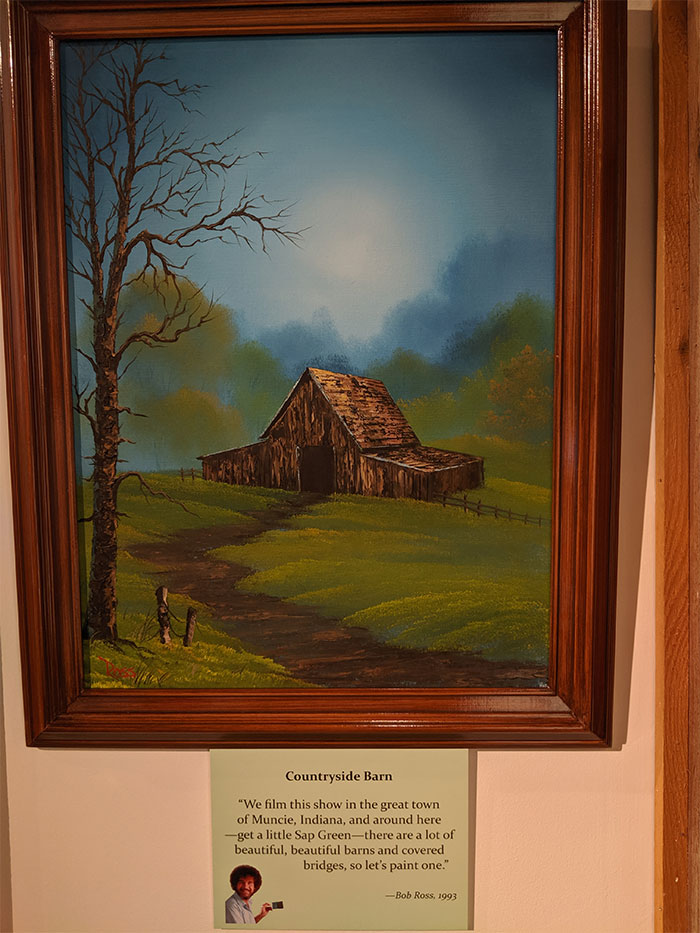 People Are Flooding The Bob Ross Art Exhibition In Virginia And The Captions Are Beyond Wholesome People Are Flooding The Bob Ross Art Exhibition In Virginia And The Captions Are Beyond Wholesome