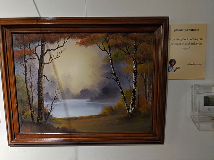 People Are Flooding The Bob Ross Art Exhibition In Virginia And The Captions Are Beyond Wholesome
