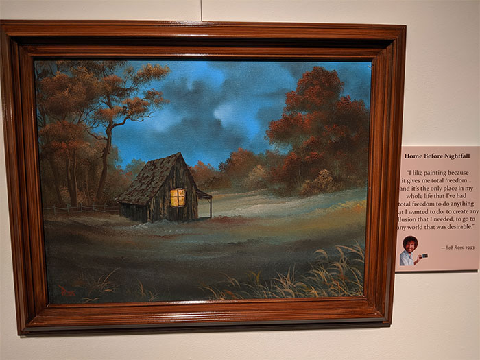 People Are Flooding The Bob Ross Art Exhibition In Virginia And The Captions Are Beyond Wholesome