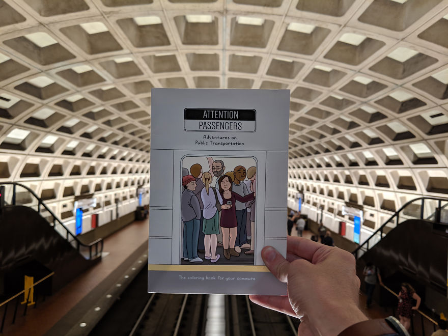 I Made A Coloring Book About The Weird, Annoying, And Amazing Things I See On Public Transportation I Made A Coloring Book About The Weird, Annoying, And Amazing Things I See On Public Transportation