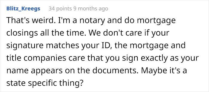 Guy Draws Cat Heads As A Joke Signature On His ID, Realizes He Made A Mistake When He Has To Sign Mortgage Papers Years Later