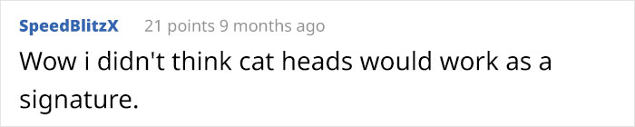 Guy Draws Cat Heads As A Joke Signature On His ID, Realizes He Made A Mistake When He Has To Sign Mortgage Papers Years Later