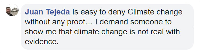 Person That Doesn't Believe In Climate Change Says 'SJWs' Can't 'Explain The Science', Gets Shut Down With Exactly That