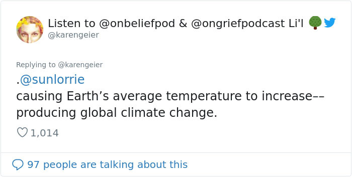 Person That Doesn't Believe In Climate Change Says 'SJWs' Can't 'Explain The Science', Gets Shut Down With Exactly That