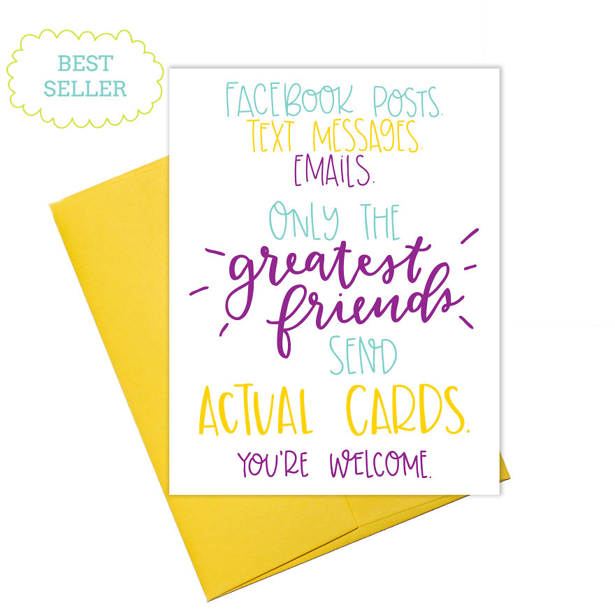 If You're A Card Freak Like Me, You Know Sending Cards Stands The Test Of Time