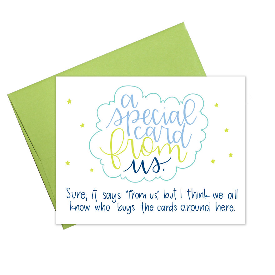 Obviously There's Only One Card-Buyer In This House