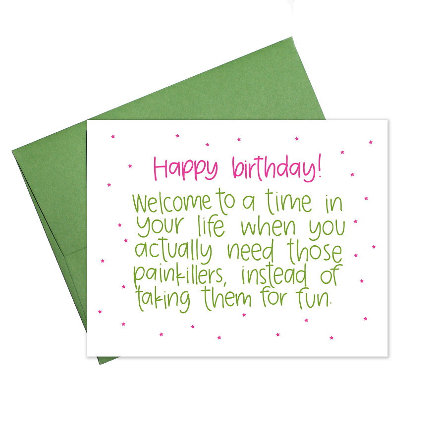 Yeah, Yeah - I Know You Never Took Painkillers Until It Was Absolutely Necessary. Yep. Sure