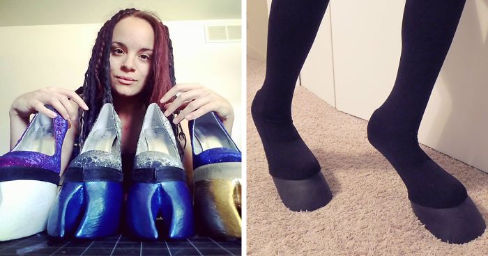 Artist Creates Shoes And Boots In The Shape Of Animal Hooves, And The Result Is Impressive