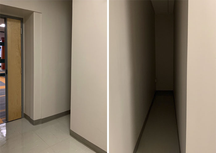 Found This Interesting Little Corridor To Nothing At My School