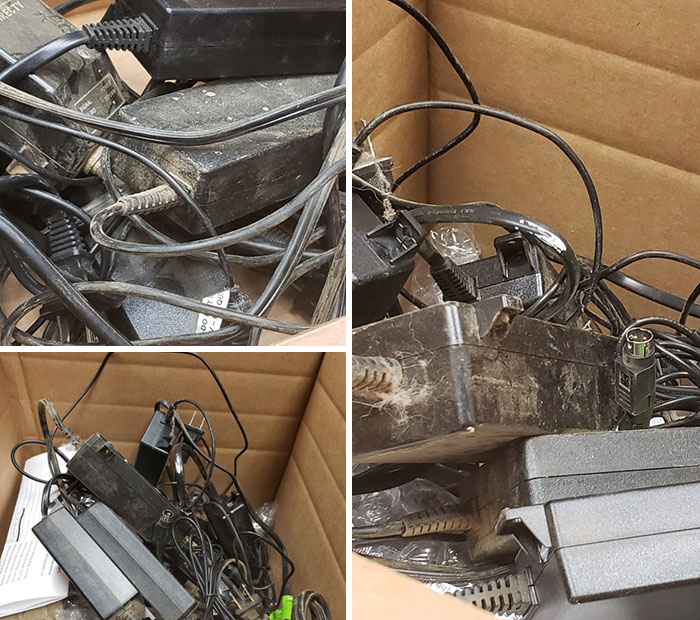 Someone Dropped Off These Devices To Be Returned. You Don't Even Want To See The Hair On The Inside Of The Remotes