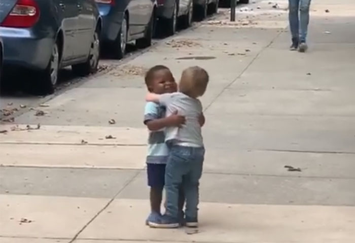 Toddler Best Friends Hug Like They Haven't Seen Each Other For Years When It's Actually Just Been 2 Days Toddler Best Friends Hug Like They Haven't Seen Each Other For Years When It's Actually Just Been 2 Days