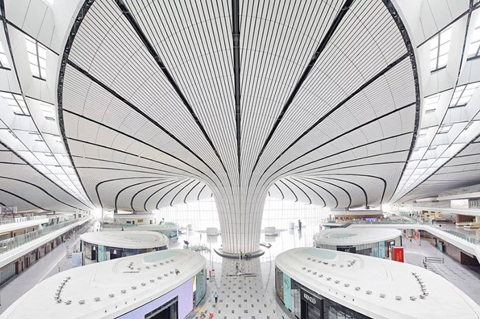 Beijing Opens A New Airport With The World's Largest Terminal That Has A Roof Window The Size Of 25 Football Fields