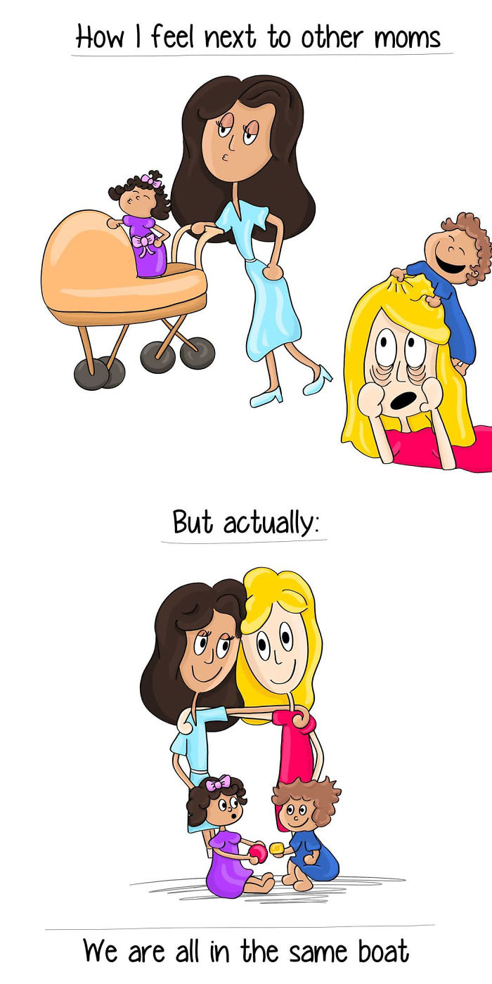 Motherhood-Moments-Comics-Debi-And-Bebi-Sabrina-Lone