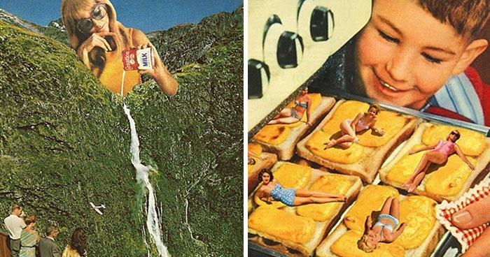 38 Collages Of Old, Vintage Photographs From The Past That Form Surreal Madness By Mohanad Shuraideh