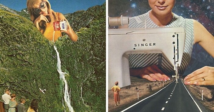 38 Collages Of Old, Vintage Photographs From The Past That Form Surreal Madness By Mohanad Shuraideh