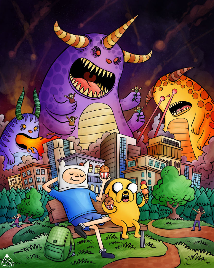 I Create Fan Art Illustrations For My Favorite Comics, TV Shows, And Movies