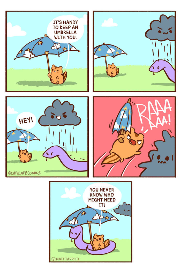 32 Wholesome Comics By Cat's Cafe That Will Brighten Your Day.