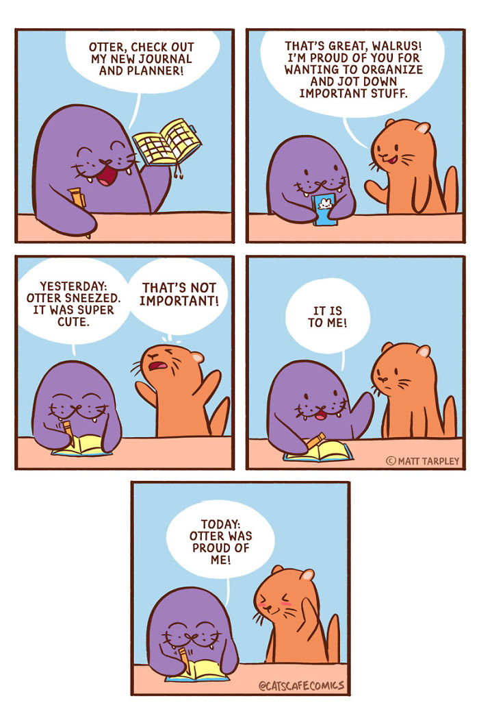 32 Wholesome Comics By Cat's Cafe That Will Brighten Your Day.