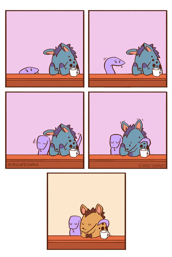 32 Wholesome Comics By Cat's Cafe That Will Brighten Your Day.