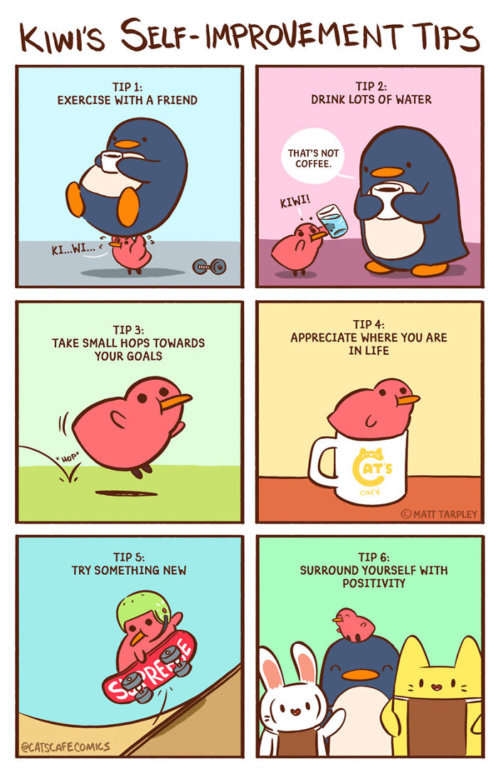 32 Wholesome Comics By Cat's Cafe That Will Brighten Your Day.