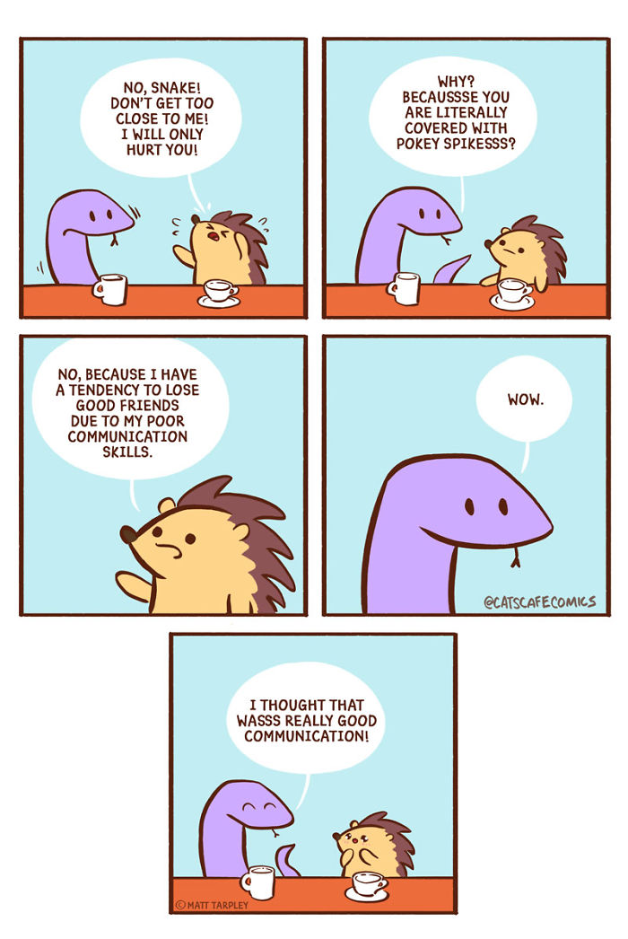 32 Wholesome Comics By Cat's Cafe That Will Brighten Your Day.