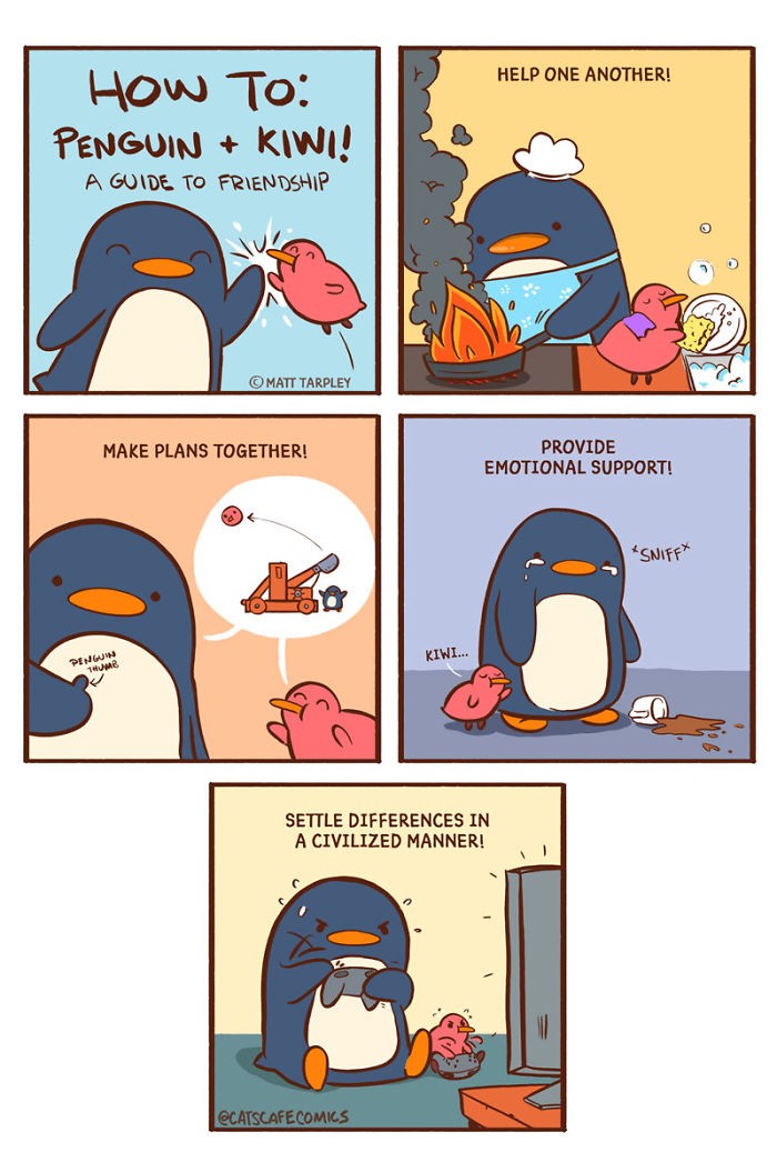 32 Wholesome Comics By Cat's Cafe That Will Brighten Your Day.