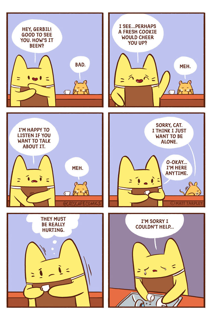 32 Wholesome Comics By Cat's Cafe That Will Brighten Your Day.