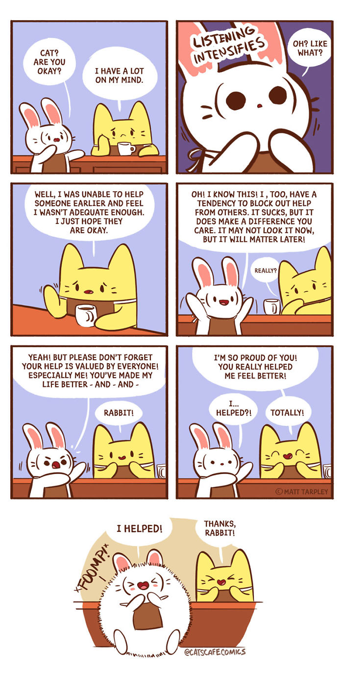 32 Wholesome Comics By Cat's Cafe That Will Brighten Your Day.