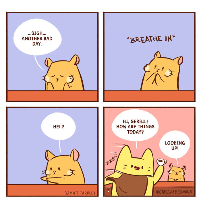 32 Wholesome Comics By Cat's Cafe That Will Brighten Your Day.